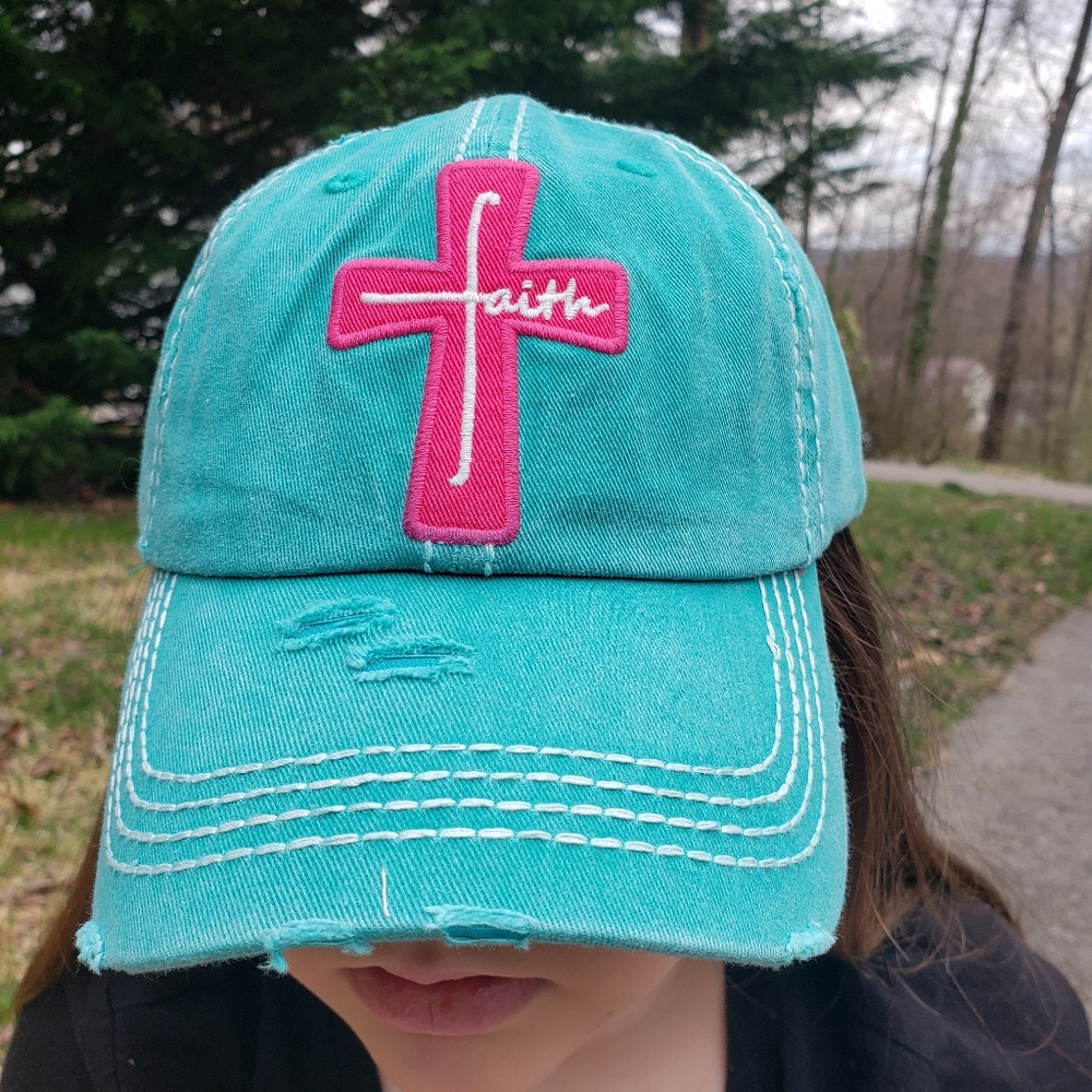 embroidered hat